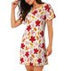 thumbnail image 2 of Easygdp fall laef Maple Camisón de manga corta para mujer, informal, estampado, 2 of 6