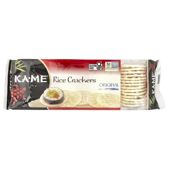 Ka'Me Rice Crackers Original, 3.5 oz Tray