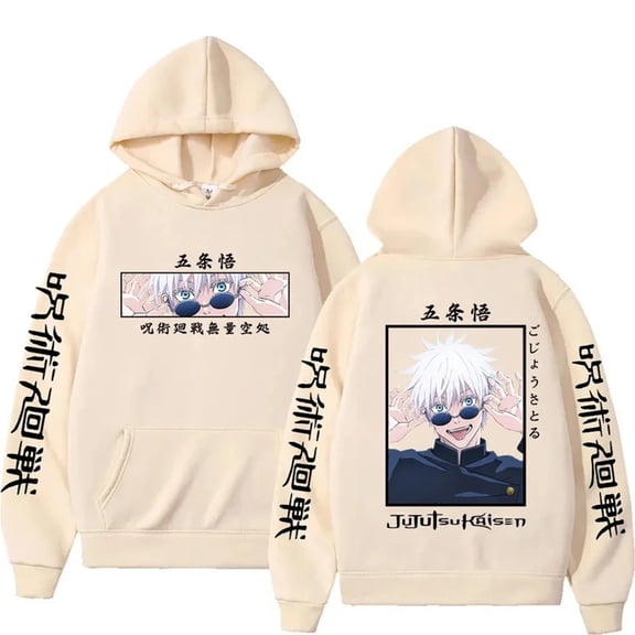 YOUSHENGER Anime Satoru Hoodie Gojo Sweatshirts Men Women Oversized Harajuku Streetwear Long Sleeve Pullovers