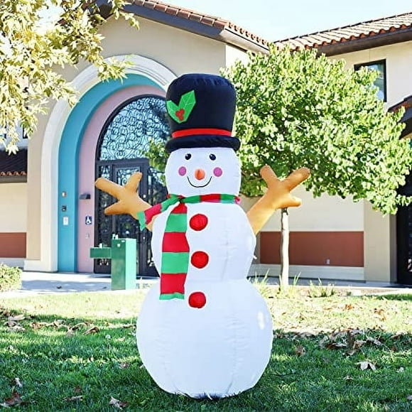 Muñeco de Nieve Inflable GOOSH 150 cm Decoración Navideña