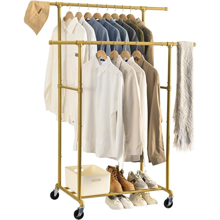 Heavy Duty Rolling Garment Rack JOZ 400 Lbs Heavy Duty Rolling Clothes ...