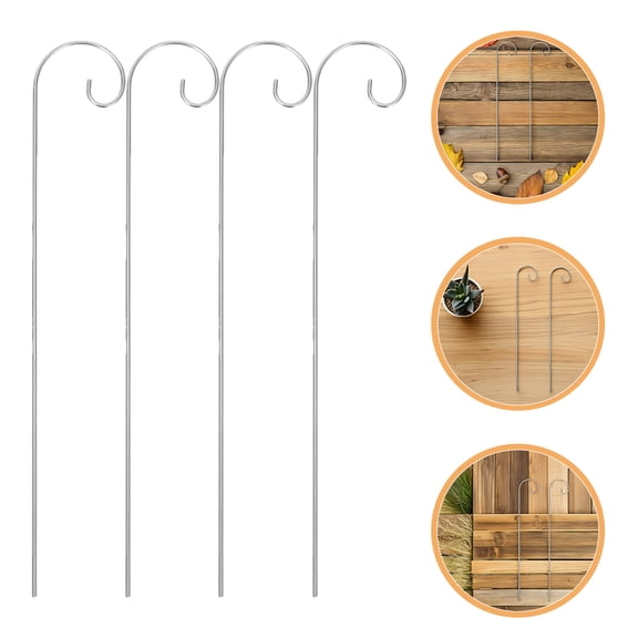 NIAIZEK Metal Garden Plant Hooks, Heavy-Duty Construction, Easy to Install, for Outdoor Hanging