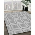 thumbnail image 2 of Ahgly Company Indoor Rectangle Patterned Platinum Silver Gray Area Rugs, 6' x 9', 2 of 6