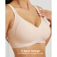 thumbnail image 3 of LWP Women's Soft No Underwire Comfort Bra Lightly Support Everyday Bra for Women, 3 of 9