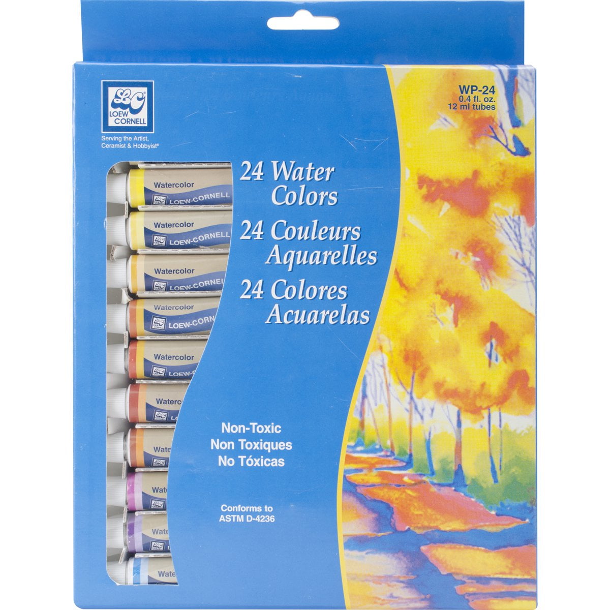 Watercolor Paints 12ml 24/PkgAssorted Colors Walmart Canada