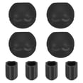 thumbnail image 1 of Unique Bargains 0.59'(15mm) Chair Feet Replacement Plastic Camping Chair Leg Tips Cap Protector Black 4 Pack, 1 of 7