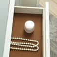 thumbnail image 6 of Inno Solid Wood 3-Piece Makeup Vanity Set with Mirror, White, 6 of 11