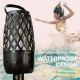thumbnail image 6 of IXTECH Outdoor Bluetooth Speaker Waterproof Wireless with LED Flame Light, Shower Bluetooth Speaker for Camping Patio Home Decor, Wall Mount&Hook&Stake 1 Pack Fireball, 6 of 8