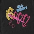 thumbnail image 2 of Men's Care Bears All Heart Bear  Graphic Tee Black Medium, 2 of 5