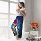 thumbnail image 5 of Balery Magic Mushrooms ,Fireflies Pantalones de pijama para mujer, pijamas ultraligeros, pantalones de estar por casa-3X-Large, 5 of 6
