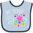 thumbnail image 3 of Inktastic My Nonni Loves Me- Cute Dragonfly Boys or Girls Baby Bib, 3 of 4