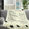 thumbnail image 6 of 2025 Graduation Blanket for Her Women You Are Brave Throw Blanket Class of 2025 Seniors for Him Men High School College School Graduation Gifts Blanket Decorations Graduates Blankets 50x60, 6 of 6