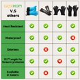 thumbnail image 2 of Guante para horno GEEKHOM BBQ de silicona impermeable de 13,7", 2 of 8