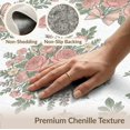 thumbnail image 6 of ODIKA 8'x10' Washable Area Rug Non-Slip Chair-Friendly Mat Scattered Roses Symmetrical Border Vintage Cottage Garden Style for Dining Room, Large Office, Lounge, 6 of 7