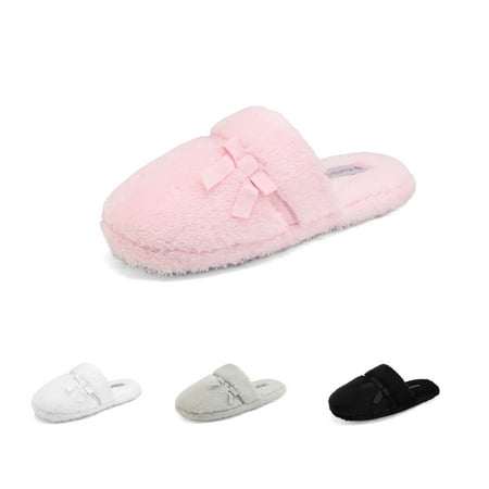 

Dream Pairs Women s Memory Foam Comfot Fluffy Slippers Faux Fur Soft Slip On Indoor House Slippers FLUFFIA PINK Size 10
