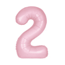 Brava - Pink Number 2 Foil Balloon (34 in.)