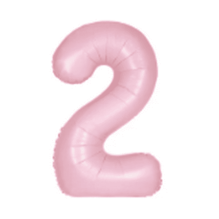 Brava - Pink Number 2 Foil Balloon (34 in.)