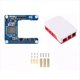 thumbnail image 1 of para 5/CM5 PoE HAT (Alimentación por Ethernet) HAT(H) de 5 V y 5 A, Compatible con 802.3af/At, con Estuche para RPI 5/CM5, 1 of 5