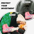 thumbnail image 4 of Pofeuu Octopus1 Print 2 Pack PU Leather Kick Mat Back Seat Protector, Universal Car Seat Back Organizer, Waterproof Backseat Protector For Most Car, 4 of 8