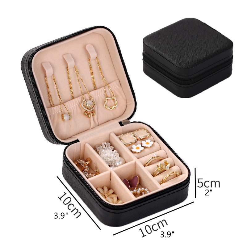 1pc Mini Jewelry Travel Case, Small Travel Jewelry Organizer, Portable Jewelry  Box Travel Mini Storage