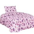 thumbnail image 2 of SAMIMPORT-2011 3-Piece 300 Thread Count Multicolor Ultra-Soft Microfiber Bed Sheet Set, Twin - Machine Washable, 2 of 3