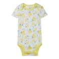 thumbnail image 4 of Modern Baby Baby Girl Bodysuits, 3-Pack, Short Sleeve, Newborn-9 Months, 4 of 5