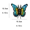 thumbnail image 3 of NSESSHome Butterfly Metal Wall Art Decor, Wall Sculpture Decoration Hanging for Home Living Room Bedroom Garden Porch Patio Balcony Ornament for Indoor Outdoor, 3 of 5