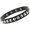 Black, variant on Punk Rivet Choker PU Leather Collar Gothic Necklace Adjustable Size Neck Accessories
