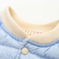 thumbnail image 6 of IROINNID Toddler Winter Puffer Coat Boys Girls Long Sleeve Solid Mesh Embroidery Warm Button Jacket, 6 of 8