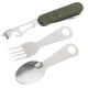 thumbnail image 4 of GOOHOCHY Juego de cuchara, tenedor y cuchillo de camping de acero inoxidable, plegable, reutilizable, para viajes, senderismo, picnic, etc., 4 of 7