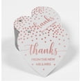 thumbnail image 2 of Inkdotpot Rose Gold Foil Paper Hang Tags Thanks From The New Wedding Favor Tags 50 Pieces, 2 of 6