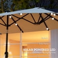 thumbnail image 4 of Outsunny Parasol de Patio Double Face de 10 Pi, Parasol d'Extérieur, Beige, 4 of 10