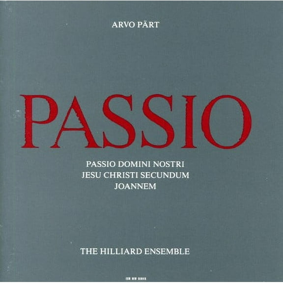The Hilliard Ensemble - Passio - Classical - CD