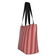 thumbnail image 2 of Bingfone Stripes Red White Women Shoulder Tote Bags Casual Bag Ladies Shopping Handbag, 2 of 7