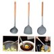 thumbnail image 5 of ADDHAT Herramientas De Cocina De Silicona Y Madera Resistente Para Uso Doméstico, 5 of 8
