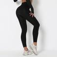 thumbnail image 5 of KIHOUT Deals 2023 Women's High Waist Tummy Control Cropped Stretch Yoga Pants Hip Tight-Fitting Quick-Drying Leggings, 5 of 9