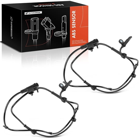 A-Premium ABS Wheel Speed Sensor Compatible with Infiniti Models - Q50 2014-2022, Q60 2017-2022 - Front Driver and Passenger Side, 2-PC Set, Replace# 479104GA0A