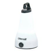 LitezAll 2-in-1 150-Lumen Lantern Flashlight, Portable LED Light for Camping & Emergencies, 2 Pack