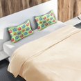 thumbnail image 5 of Yayeee Pillowcase King Size Set of 2 Satin Wrinkle Resistant Envelope Pillow Case, Cute Monsters Pattern, 5 of 8