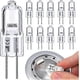 thumbnail image 1 of G4 Halogen Bulbs 20W,10 Pack G 4 Dimmable Warm White 2800K,Long Lasting 20W 12V G4 Bi Pin Halogen,High Output 300LM Bulb with T3 JC Type, Capsule Bulb, 1 of 5