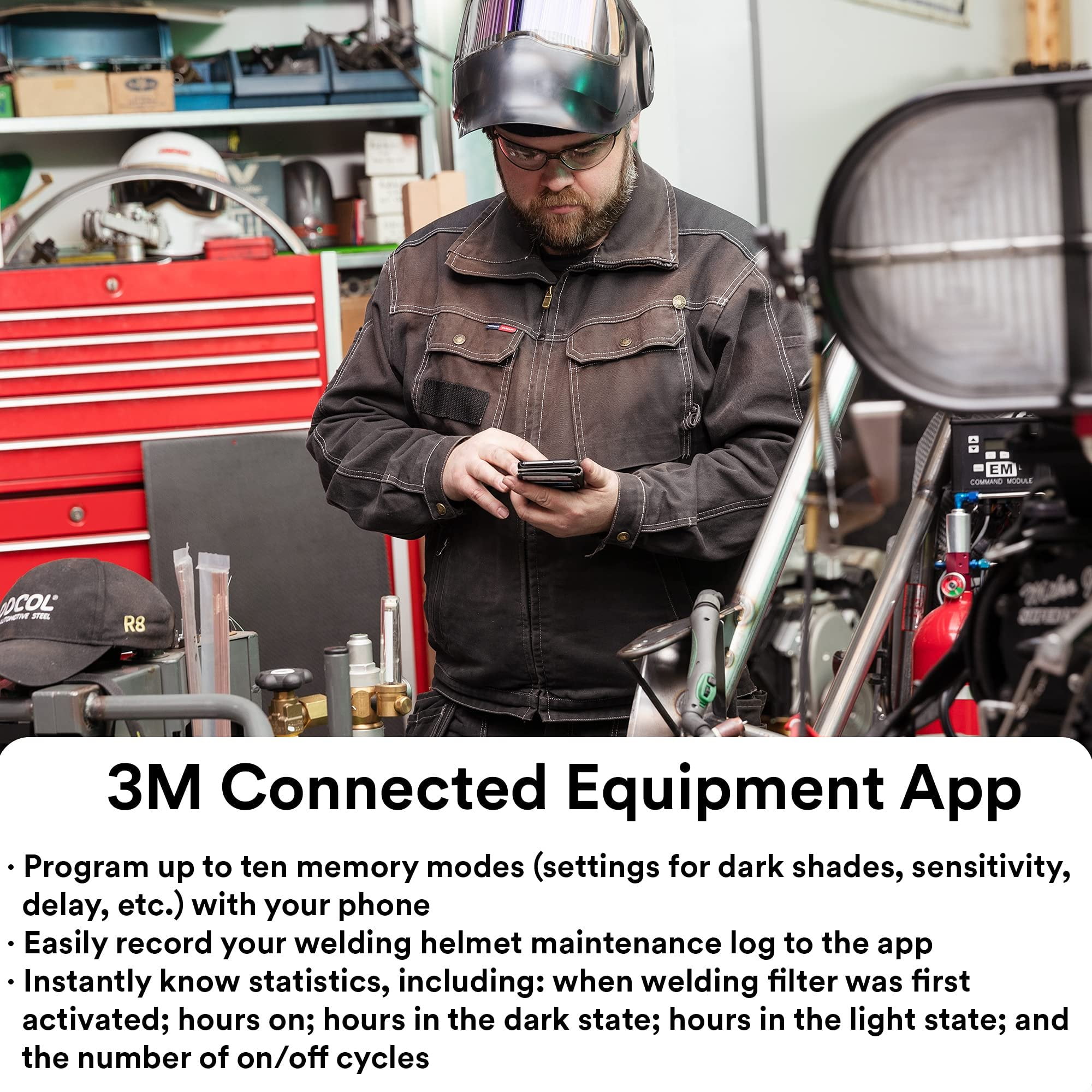 3m Welding Helmet,Black  08-0100-50iC