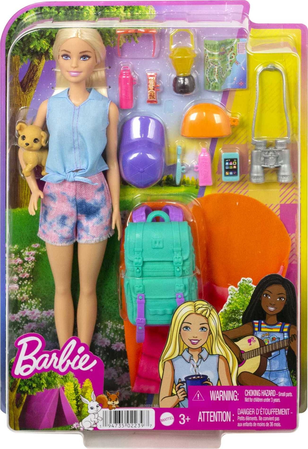 Poupée Barbie famille Brooklyn au camping, Barbie