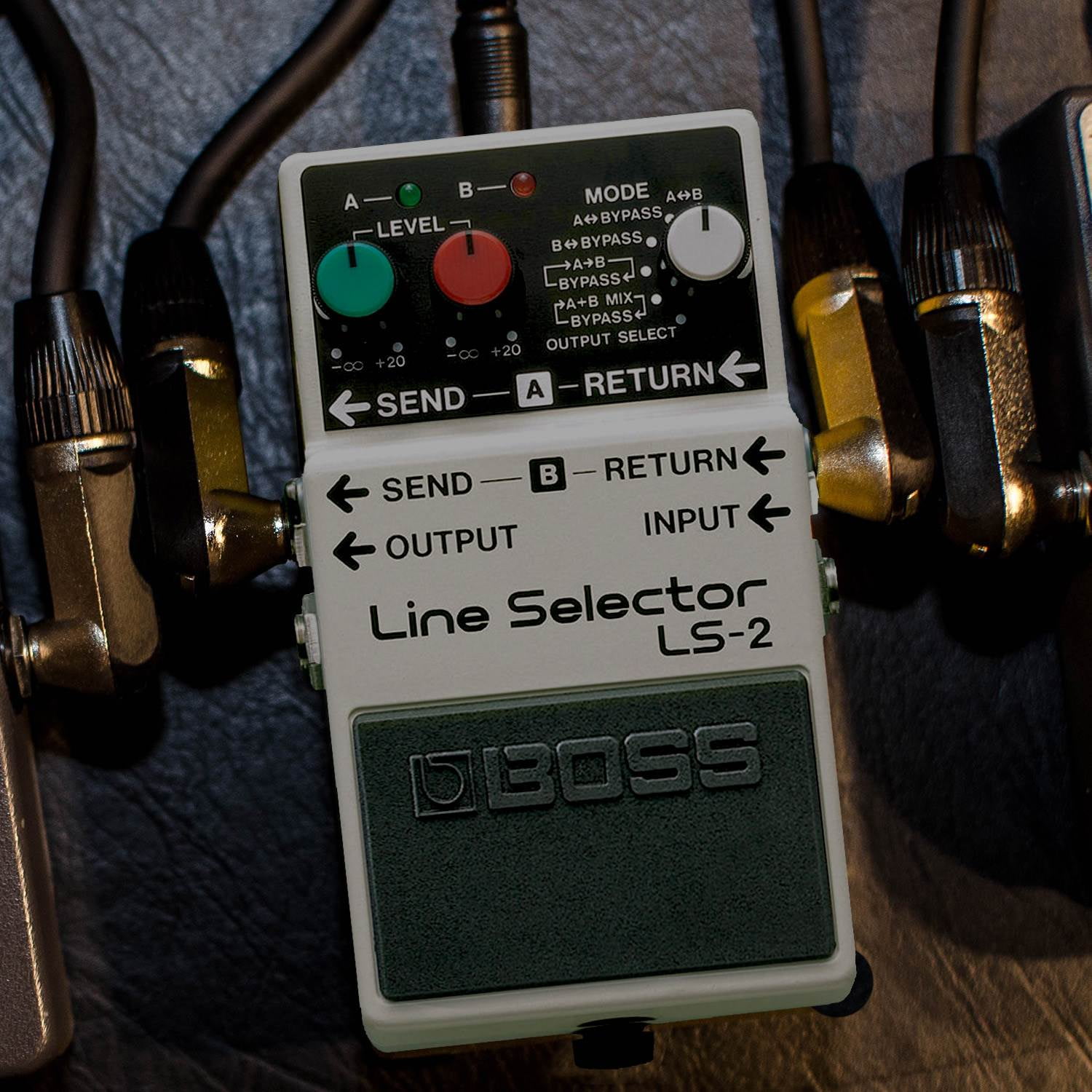 Boss LS 2 Line Selector Switch Battery Power Multi Effect