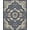 Blue Ivory Gold, Pattern 2, variant on ODIKA Swirls Mythical Swirling Scroll Border Stylized Serpent Mist Playful Expressive Stain Resistant Low Profile for Dorm Room, Small Living Apartment