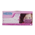 thumbnail image 5 of Cubrebocas Infantil Ambiderm CUBREBOCAS3P-2820 Tricapa Plisado Rosa 50 pzs, 5 of 5