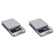 thumbnail image 1 of 2X BáScula de JoyeríA de Alta PrecisióN, 1000GX0.01G BáScula ElectróNica de Conteo LCD Digital BáScula de Cocina de Bolsillo Inoxidable Carga USB, 1 of 5