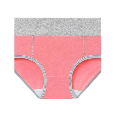 

Women s Cotton Underwear High Waist Stretch Briefs Soft Underpants Breathable Ladies Panties