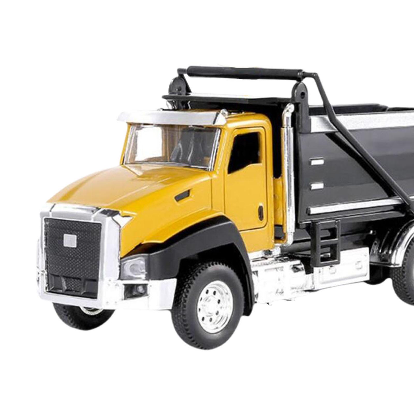 Car Movable Concrete Mini Construction Vehicle Figurine for Boys Cement  Dump Truck