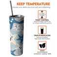 thumbnail image 6 of Starfish Travel Coffee Mug with Lid Straw Stainless Steel Travel Cups for Spring Summer, 6 of 7