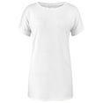 thumbnail image 3 of Gvmfive Women Solid Color Short Sleeve Tops Back Hollow Out Casual Blouse T Shirt, 3 of 5